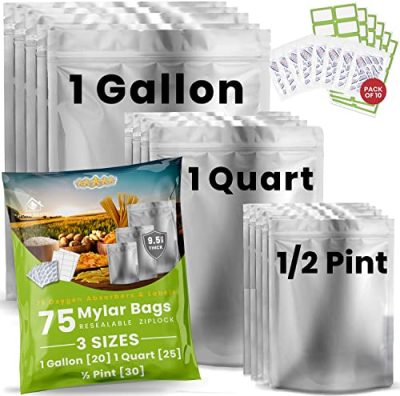 1 lb Mylar bags