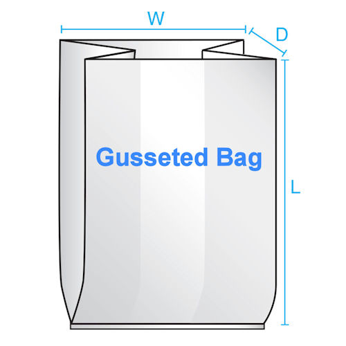 Gusseted Poly Bags